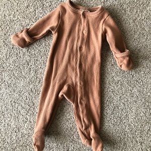 Camel color onesie